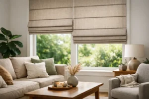 Roman Blinds for Living Room Style