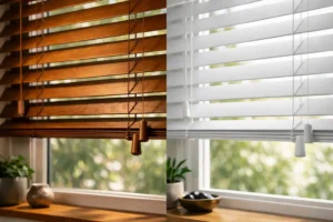Wooden Blinds vs Faux Wood for Your Home