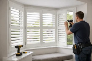 A Bay Window Shutter Installation Example