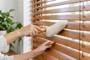 How to Clean Wooden Window Blinds Without Damage